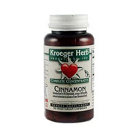 Kroeger Herb, Cinnamon Complete Concentrates, 90 Cap