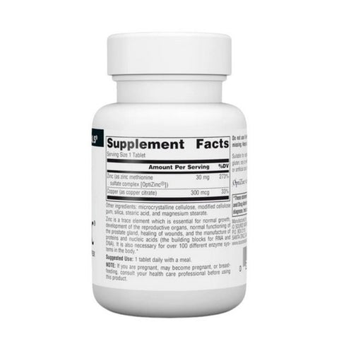 Source Naturals, OptiZinc, 30 Mg, 120 Tabs