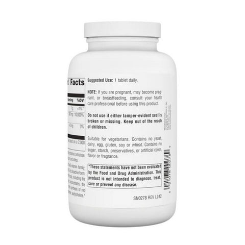 Source Naturals, Pantothenic Acid, 500 mg, 250 Tabs