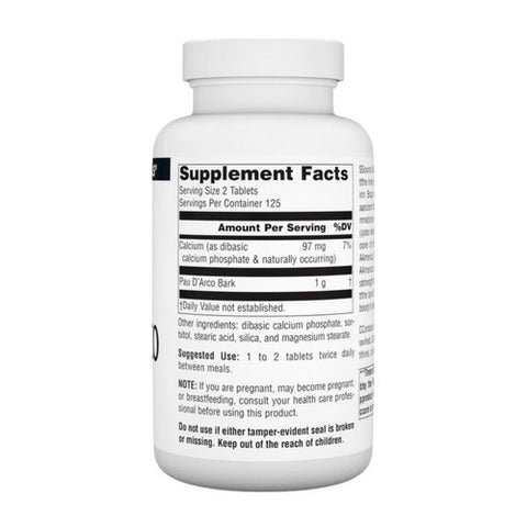 Source Naturals, Pau D'arco, 500 mg, 250 Tabs