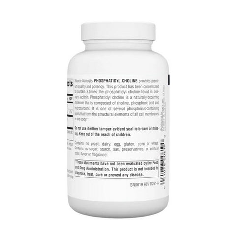 Source Naturals, Phosphatidyl Choline, 420 MG, 90 Softgel