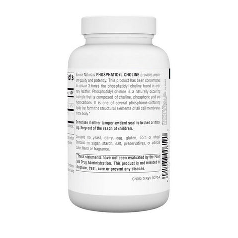 Source Naturals, Phosphatidyl Choline, 420 MG, 90 Softgel