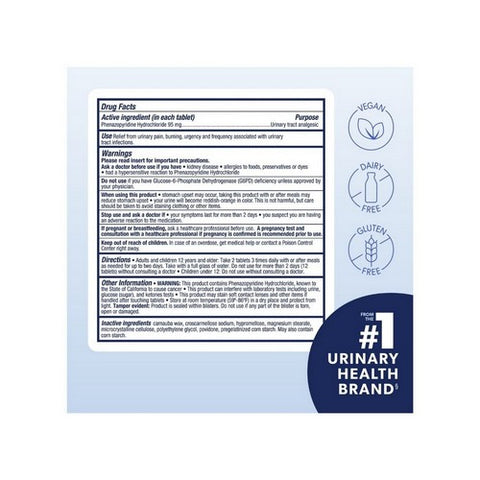 Azo, Azo Standard Urinary Pain Relief, Box Of 30