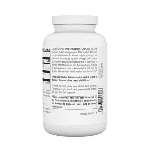 Source Naturals, Phosphatidyl Choline, 420 MG, 180 Softgel