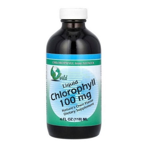 World Organics, Liquid Chlorophyll, 100 Mg, 4 Oz