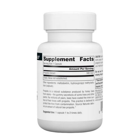 Source Naturals, Propolis, 500 MG, 30 Caps
