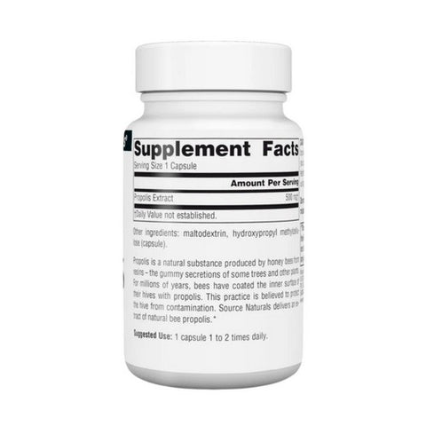 Source Naturals, Propolis, 500 MG, 60 Caps