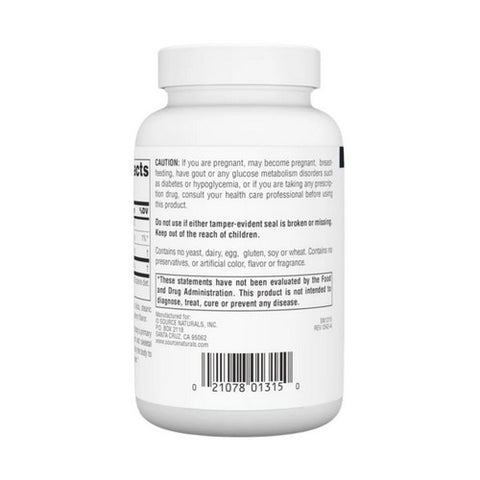 Source Naturals, D-Ribose, 1000 mg, 60 Tabs
