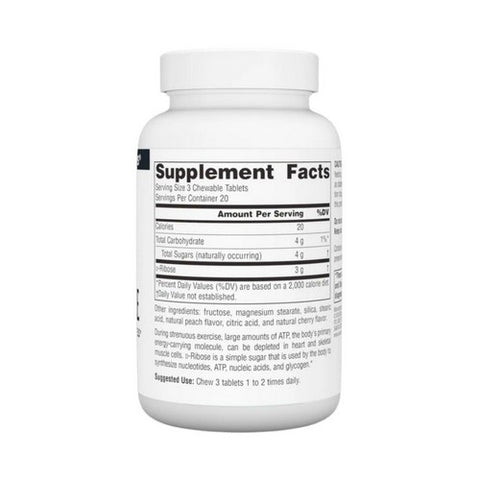Source Naturals, D-Ribose, 1000 mg, 60 Tabs