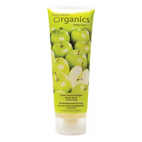 Desert Essence, Green Apple & Ginger Body Wash, 8 Oz