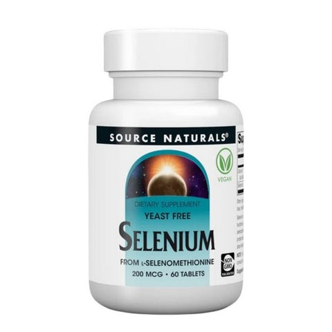 Source Naturals, Selenium Yeast Free, 200 Mcg, 60 Tabs