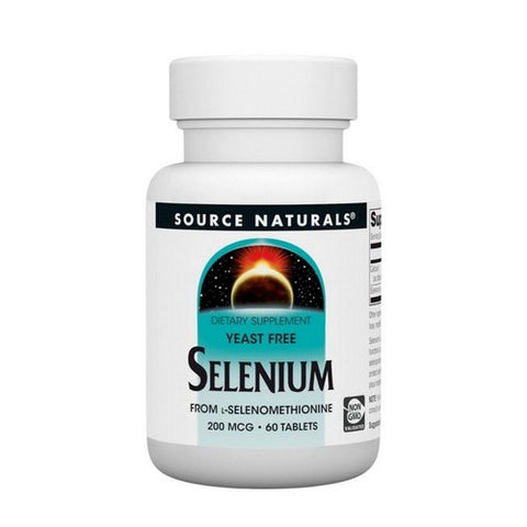 Source Naturals, Selenium Yeast Free, 200 Mcg, 60 Tabs