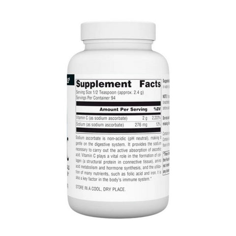 Source Naturals, Vitamin C Sodium Ascorbate, 8 oz