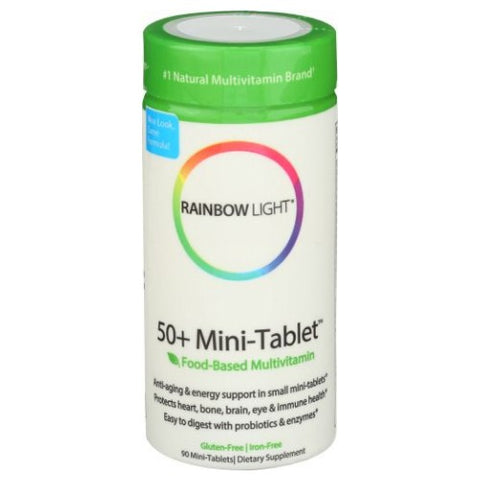 Rainbow Light, 50+ Mini Tab Multi Vitamin, 90 Tabs