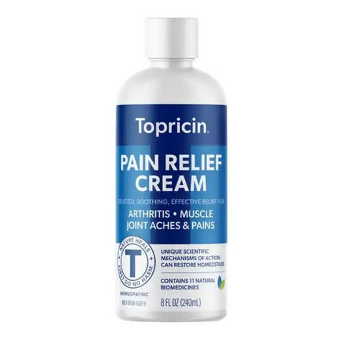 Topricin, Topricin Pain Cream, 8 oz