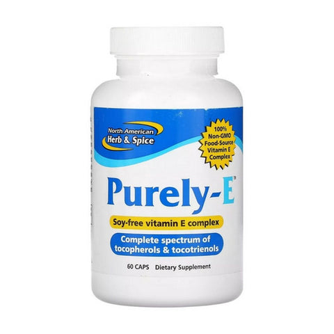 North American Herb & Spice, Purely-E, 60 Caps