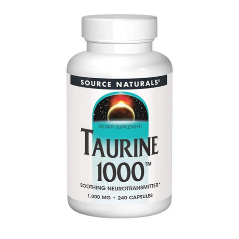 Source Naturals, Taurine, 1000 mg, 240 caps
