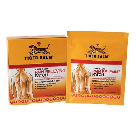 Tiger Balm, Pain Relieving Patch, 4x2.75 inch, 5 Count