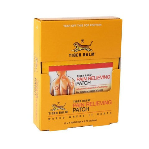 Tiger Balm, Pain Relieving Patch, 4x2.75 inch, 5 Count