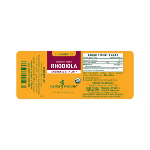 Herb Pharm, Rhodiola Glycerite, 4 oz