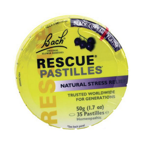 Bach, Rescue Remedy Pastilles, Black Currant 50 gm