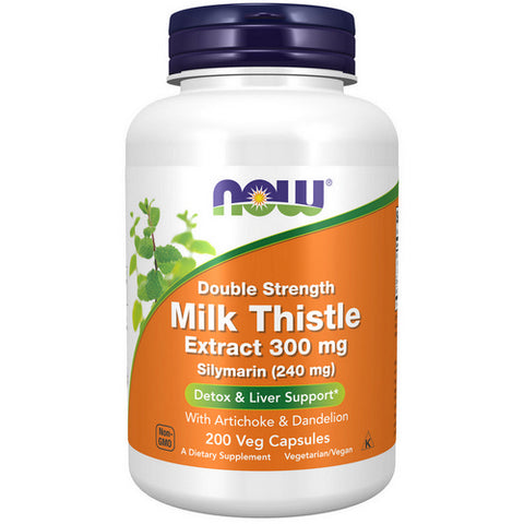 Now Foods, Silymarin Double Strength, 300 mg, 200 Veg Caps