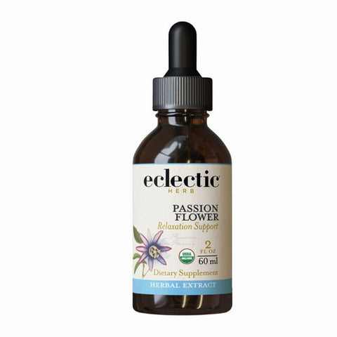Eclectic Herb, Passion Flower, 2 Oz with Alcohol