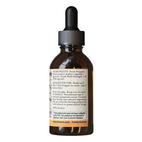 Eclectic Herb, Propolis, 250 mg, 2 Oz Alcohol free