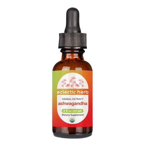 Eclectic Herb, Ashwagandha, 2 Oz with Alcohol