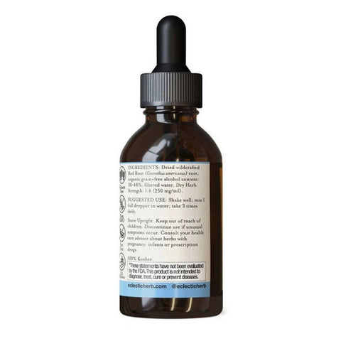 Eclectic Herb, Red Root, 250 mg, 2 Oz with Alcohol