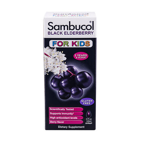 Sambucol, Black Elderberry, Kids 4 Oz