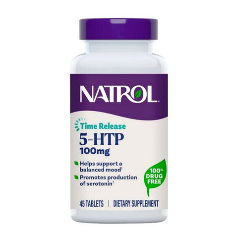Natrol, 5-HTP Time Release, 100mg, 45 Tabs