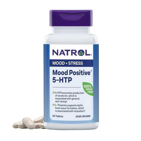 Natrol, Mood Positive 5-HTP, 50 Tabs