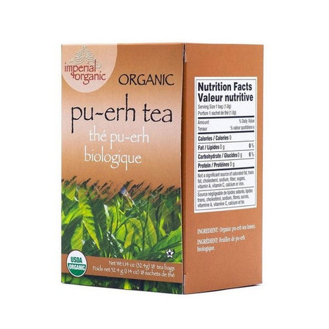 Uncle Lees Teas, Imperial Organic Tea, Pu-Erh 18 CT