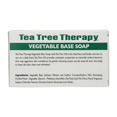 Tea Tree Therapy, Tea Tree Vegetable Base Soap, 3.5 Oz