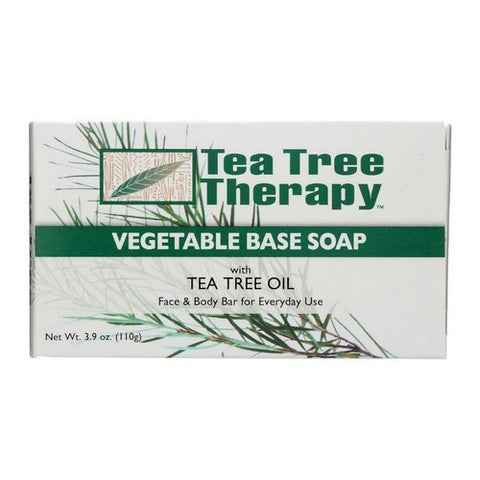 Tea Tree Therapy, Tea Tree Vegetable Base Soap, 3.5 Oz