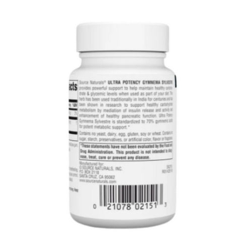 Source Naturals, Ultra Gymnema Sylvestre, 550  Mg, 30 tabs