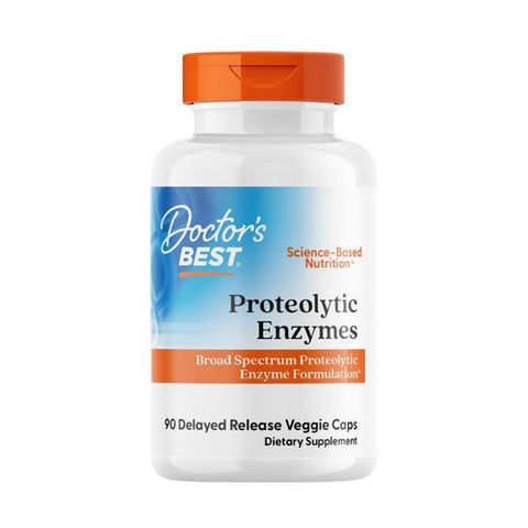Doctors Best, Proteolytic Enzymes, 90 Veggie Caps