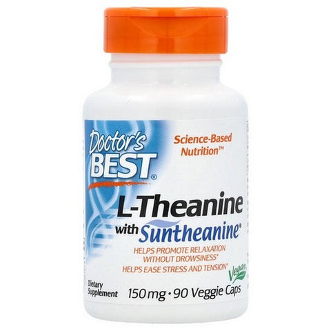 Doctors Best, L-Theanine with Suntheanine, 150 mg, 90 Veggie Caps