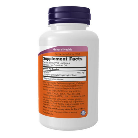 Now Foods, Alpha GPC, 300 Mg, 60 Vcaps