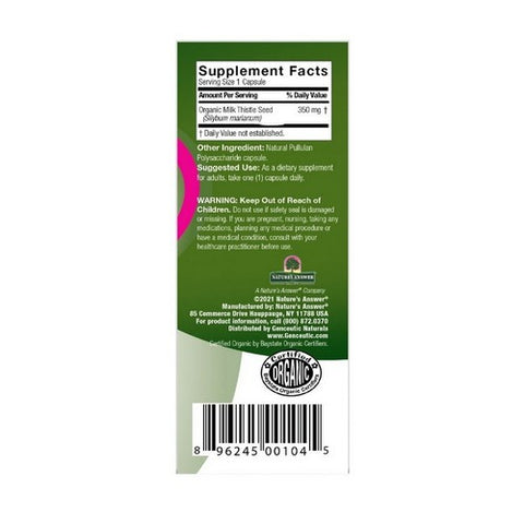 Genceutic Naturals, Milk Thistle, 350 Mg, 60 Caps