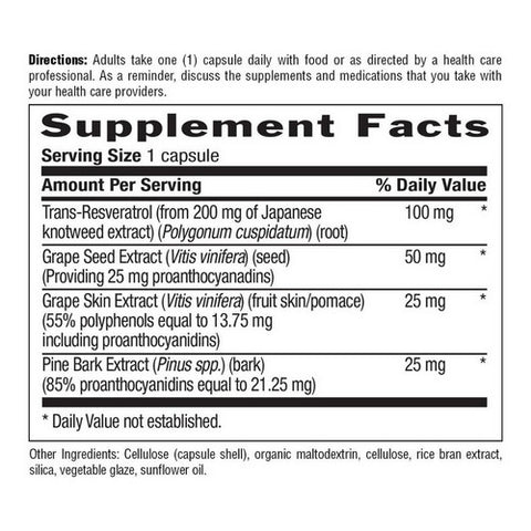 Country Life, Resveratrol Plus, 60 Caps