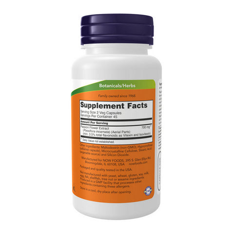 Now Foods, Passion Flower Extract, 90 Vcaps