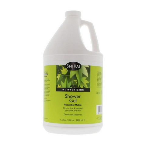 Shikai, Moisturizing Shower Gel, Cucumber Melon 1 gal