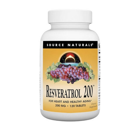 Source Naturals, Resveratrol, 200 mg, 120 Tabs