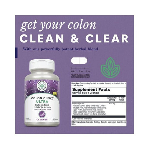 Natural Balance (Formerly known as Trimedica), Ultra Colon Clenz, 120 VCaps