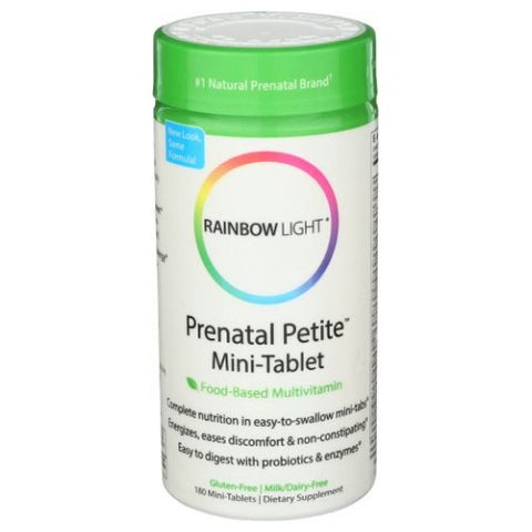 Rainbow Light, Prenatal Mini Multivitamin, 180 Tabs