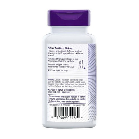 Natrol, Acai, 1000 mg, 60+15 Caps