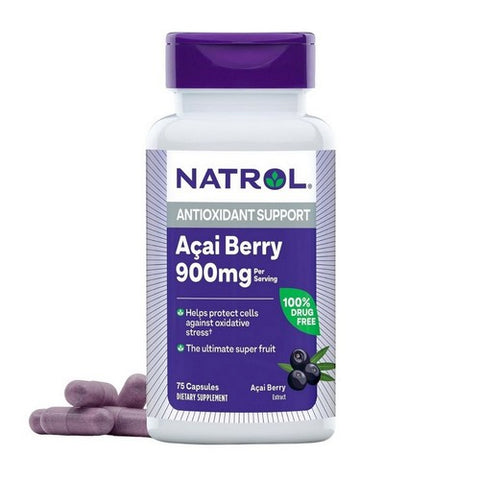 Natrol, Acai, 1000 mg, 60+15 Caps