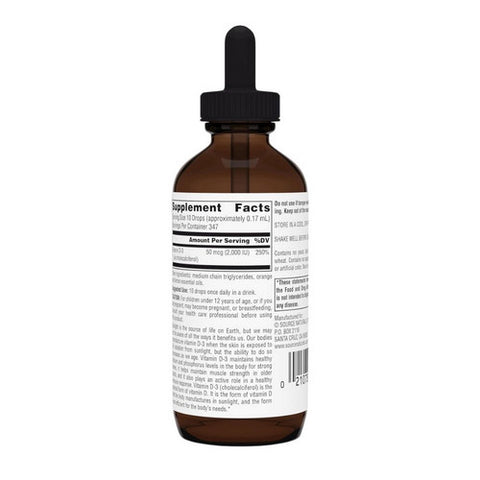 Source Naturals, Vitamin D-3 Liquid, 2 fl oz